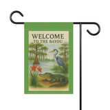 Welcome to the Bayou – Let the Good Times Grow, Garden Banner, Yard Art