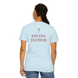 Dianthus Floral T-Shirt | Flower of the Gods Design | Unisex Garment-Dyed Tee