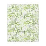 Snow Queen Pothos Pattern Canvas Print – Botanical Wall Art