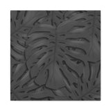 Charcoal Monstera Canvas Print – Botanical Wall Art