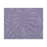 Violet Monstera Canvas Print – Botanical Wall Art