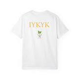 Death Myrtle Unisex Garment-Dyed T-shirt - Vintage Skull & Floral Design, IYKYK Statement Tee