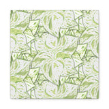 Snow Queen Pothos Pattern Canvas Print – Botanical Wall Art