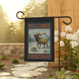 Welcome Christmas, Elk Garden Banner