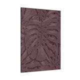 Merlot Monstera Canvas Print – Botanical Wall Art