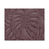 Merlot Monstera Canvas Print – Botanical Wall Art
