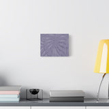 Violet Monstera Canvas Print – Botanical Wall Art