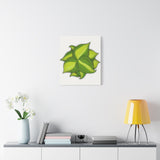 Philodendron Brasil Canvas Print – Botanical Wall Art