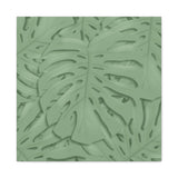 Sage Green Monstera Canvas Print – Botanical Wall Art