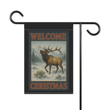 Welcome Christmas, Elk Garden Banner