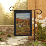 Autumn in New England, Scenic Farm Landscape Garden Banner