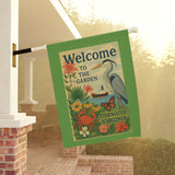 Welcome to the Garden at Tidewater Virginia - Beautiful Outdoor Decor for Home, Seasonal Garden Banner, Perfect Gift for Garden Lovers, Garden Decor