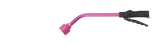 Pink and black Dramm 16 Inch Touch N Flow Rain Wand on a white background