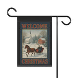 Welcome Christmas, Americana Garden Banner