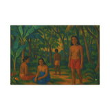 Gauguin Inspired Tropical Forest with Islanders