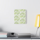 Snow Queen Pothos Pattern Canvas Print – Botanical Wall Art