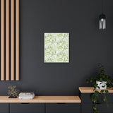 Snow Queen Pothos Pattern Canvas Print – Botanical Wall Art