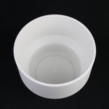White ceramic bowl on a black background 3-Piece White Plastic Planter Pot Set – Modern Pedestal Base