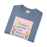 Believe in Tomorrow Tee – Audrey’s Garden Dream