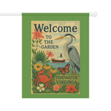 Welcome to the Garden at Tidewater Virginia - Beautiful Outdoor Decor for Home, Seasonal Garden Banner, Perfect Gift for Garden Lovers, Garden Decor