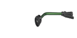 Green Dramm 16 Inch Kaleidoscope Rain Wand on a white background