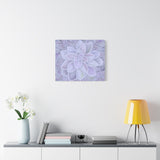 Graptopetalum Murasaki Succulent Pattern Canvas Print – Botanical Wall Art