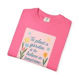 Believe in Tomorrow Tee – Audrey’s Garden Dream