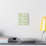 Snow Queen Pothos Pattern Canvas Print – Botanical Wall Art