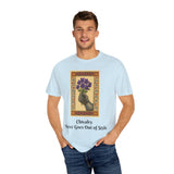 Chivalry with Violets T-shirt: Timeless Gift for Kind Souls