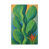 O’Keeffe Inspired Abstract Cactus Painting
