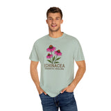 Echinacea - Strength - Healing T-Shirt - Unisex Garment-Dyed Tee