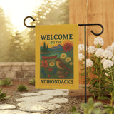 Adirondack Garden Welcome Banner – “Lake & Wildflower Whimsy”, Welcome Flag, Outdoor Decor, Seasonal Flag, Home and Garden Sign, Nature Inspired Decoration