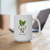 Coreopsis Floral Design Inspirational Ceramic Mug, Motivational Quote Mug