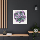 Tradescantia Nanouk Canvas Print – Botanical Wall Art