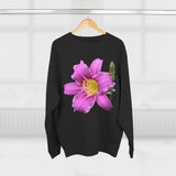 Pink Daylily Floral Sweatshirt