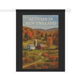 Autumn in New England, Scenic Farm Landscape Garden Banner