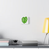 Melting Monstera Canvas Print – Botanical Wall Art