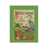 Welcome to the Garden at Tidewater Virginia - Beautiful Outdoor Decor for Home, Seasonal Garden Banner, Perfect Gift for Garden Lovers, Garden Decor