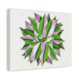 Syngonium Tricolor Pattern Canvas Print – Botanical Wall Art