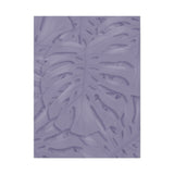 Violet Monstera Canvas Print – Botanical Wall Art