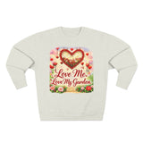 Love Me, Love My Garden Sweatshirt Floral Heart Gardening Crewneck