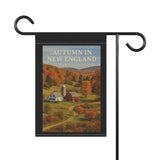 Autumn in New England, Scenic Farm Landscape Garden Banner