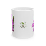 Pink Daylily Mug  (11oz, 15oz) – Bloom with Every Sip