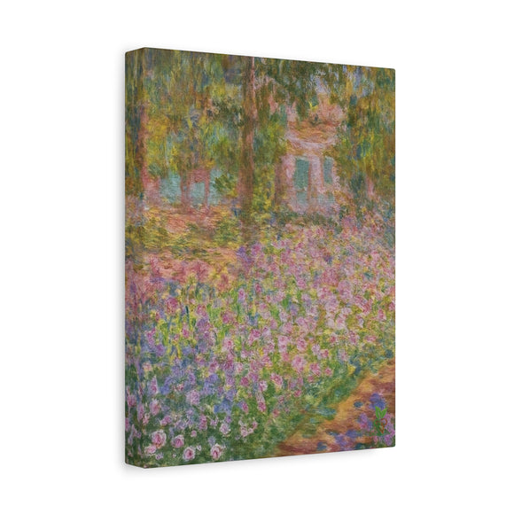 Impressionist Garden Artwork, Monet Inspired Giverny Floral Landscape