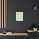 Snow Queen Pothos Pattern Canvas Print – Botanical Wall Art