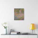 Impressionist Garden Artwork, Monet Inspired Giverny Floral Landscape