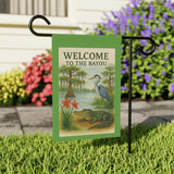 Welcome to the Bayou – Let the Good Times Grow, Garden Banner, Yard Art