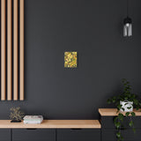 Noble Aeonium Succulent Pattern Canvas Print – Botanical Wall Art