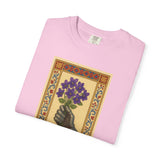 Chivalry with Violets T-shirt: Timeless Gift for Kind Souls