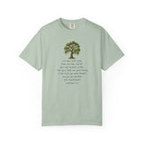 "Rooted in Faith" Live Oak Tee, Inspirational Garment-Dyed T-shirt for Faith & Growth